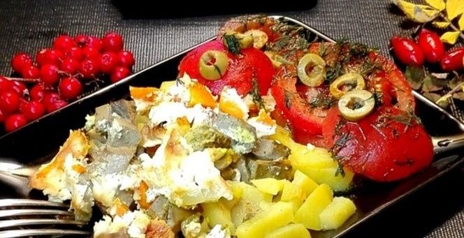 Печень с картофелем в горшочке