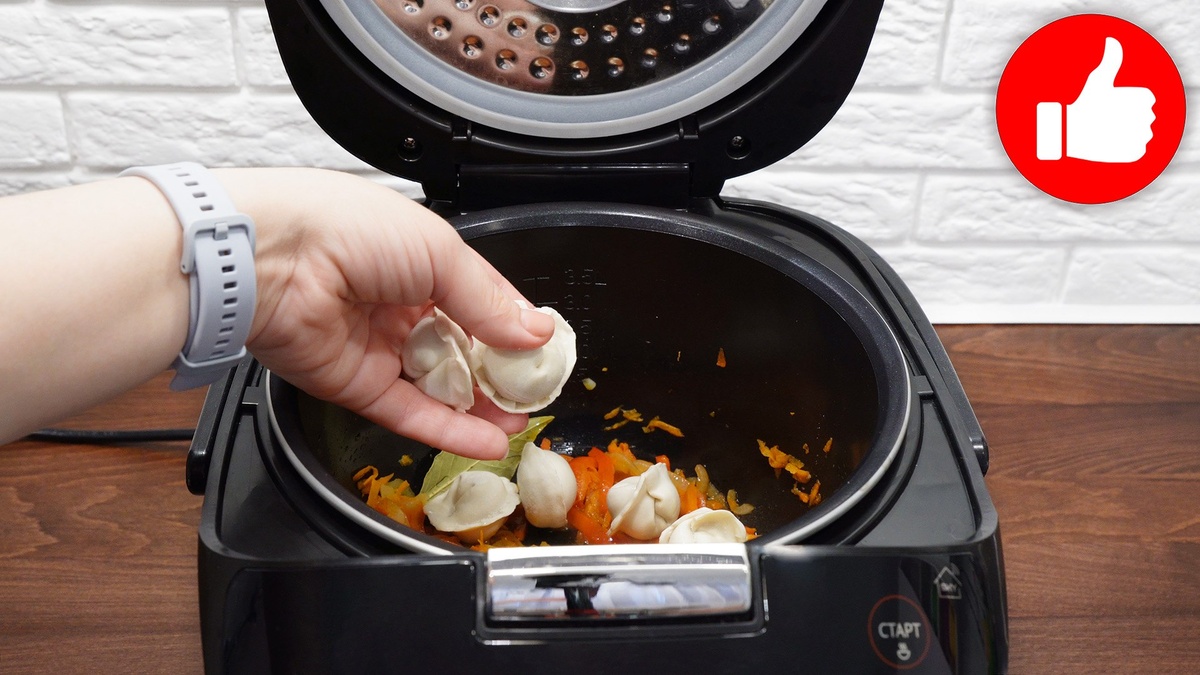 Пельмени с овощами в мультиварке: быстро и вкусно для вашего стола