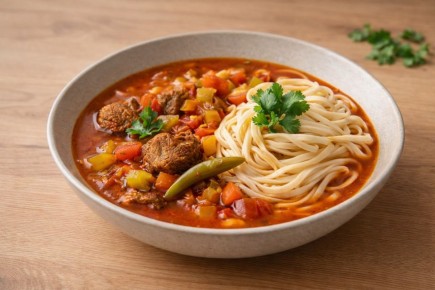 Уютный лагман: согревающий суп с бараниной и пряностями для зимних вечеров