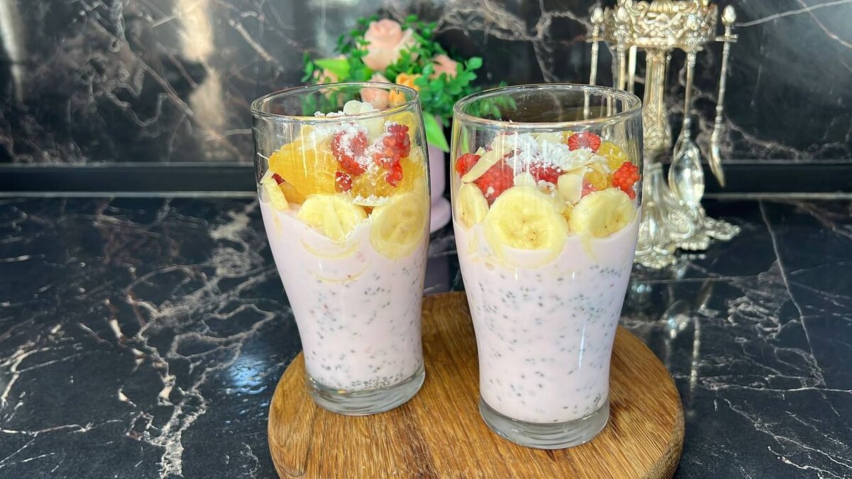 Нежный десерт с йогуртом и чиа: простой и полезный рецепт