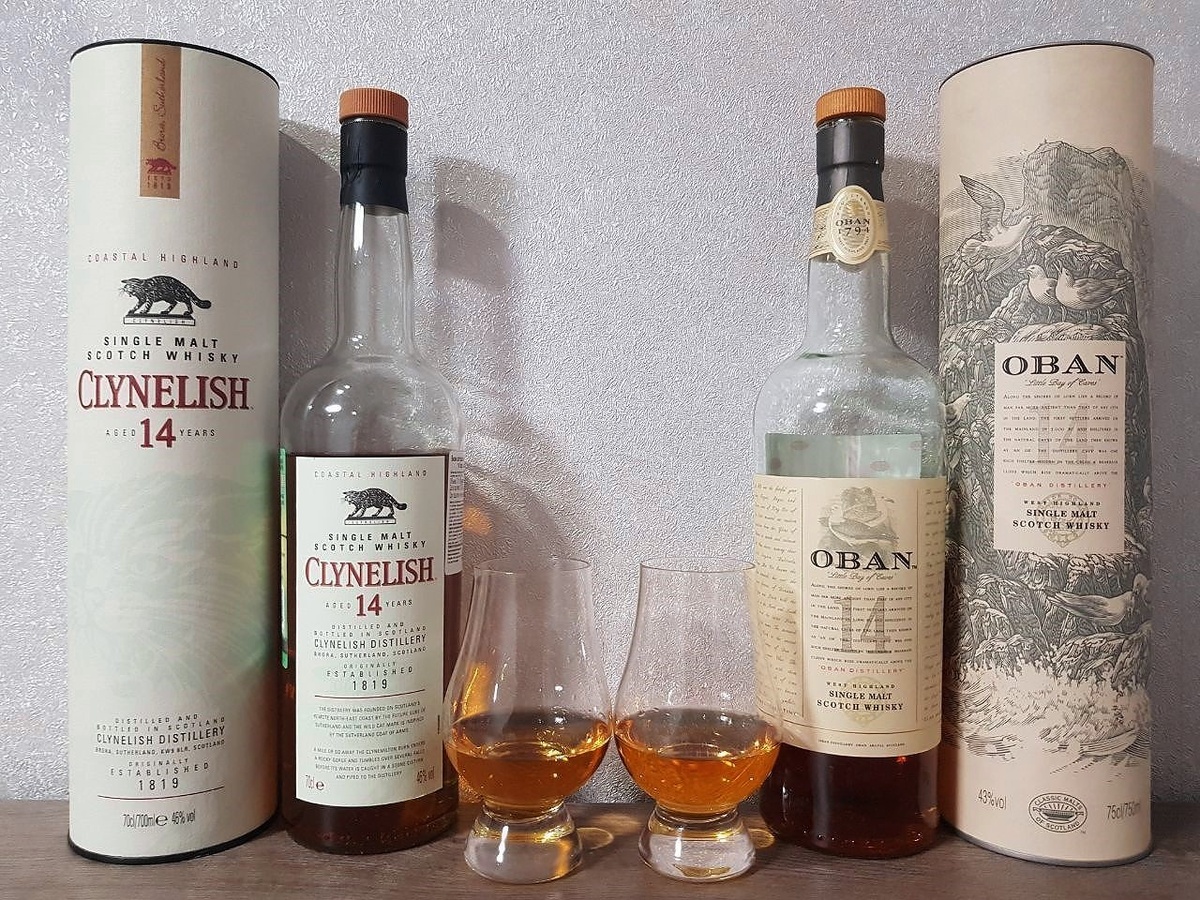 Прибрежные виски Хайленда: Сравнение Clynelish и Oban