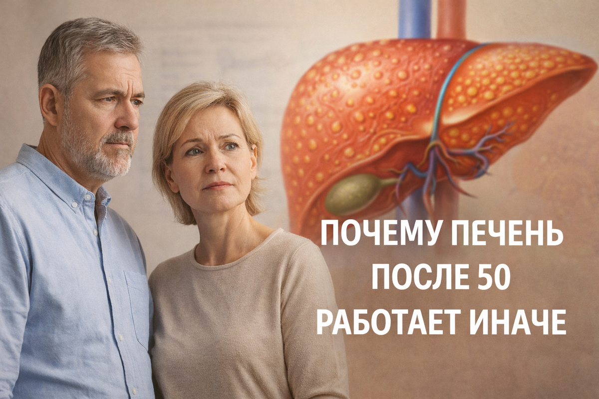 Изменения работы печени после 50: что нужно знать