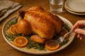 Запечённая курица с апельсинами и розмарином: создайте праздничное настроение в вашем доме
