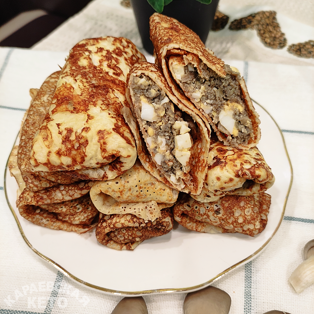 Необычные Кето Блинчики С Грибами: Рецепт для Настоящих гурманов