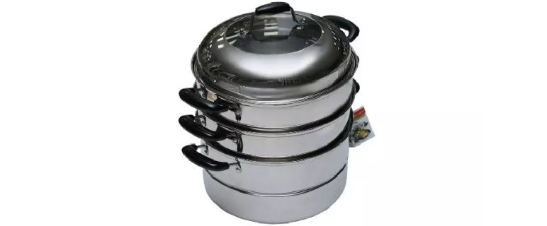 Приготовление узбекских мантов с мясом в мантоварке