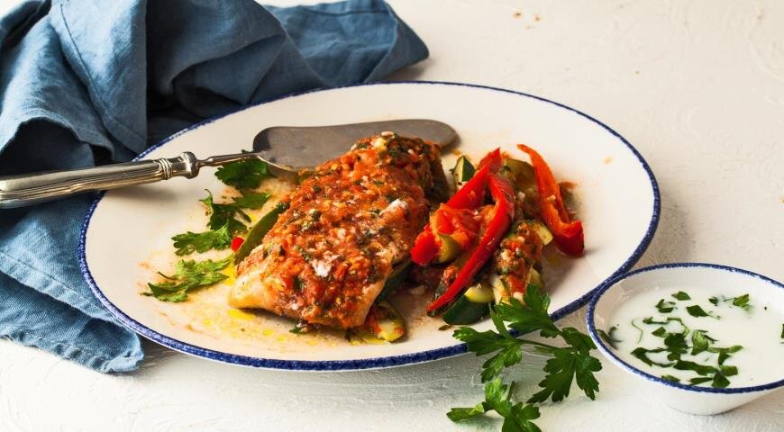 Праздник вкуса: рыба с овощами в конверте