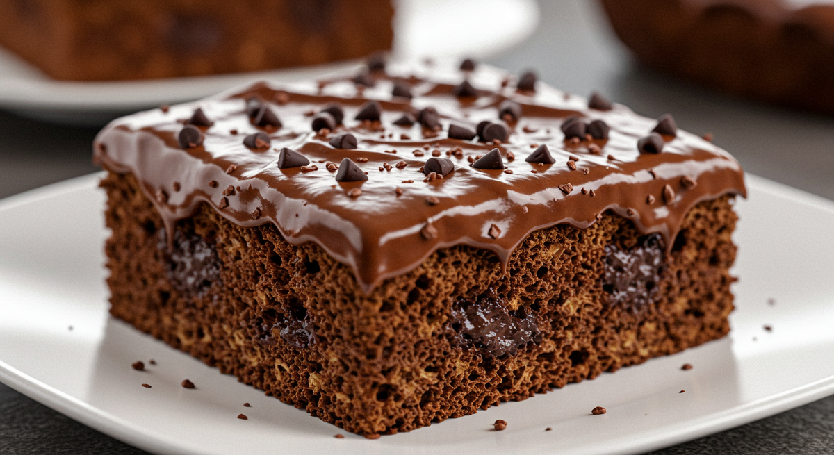 Нежный шоколадно-банановый пирог без муки: удивительно простой рецепт