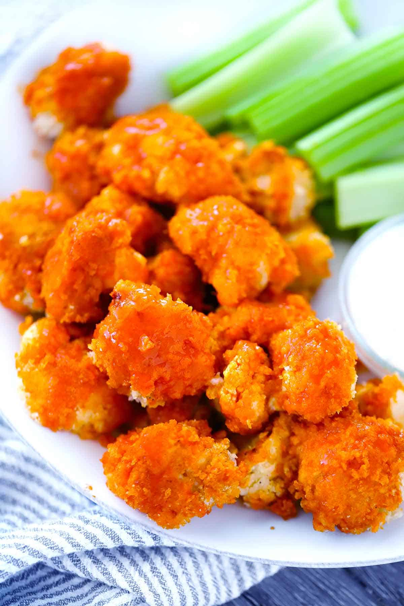 Цветная капуста Баффало: Вкусная замена классическим крылышкам