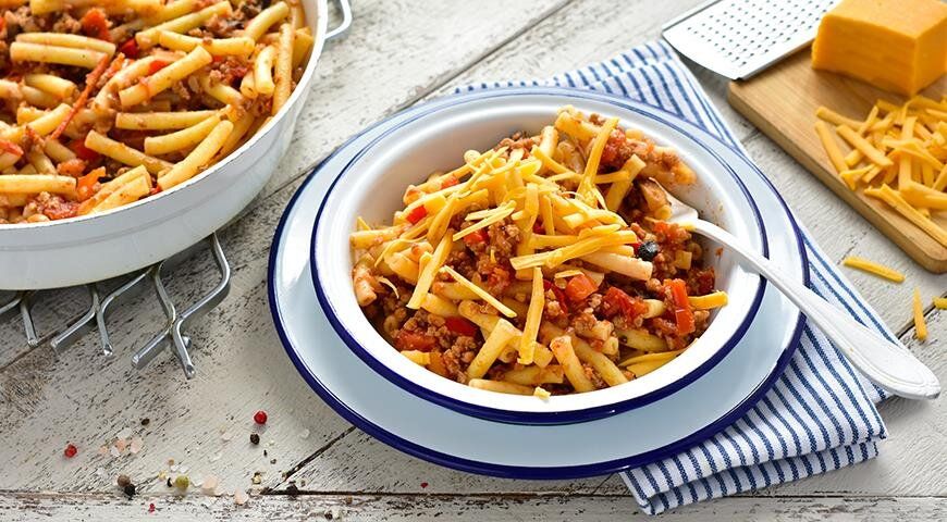 Макароны по-флотски с индейкой: быстрое и вкусное блюдо для всей семьи