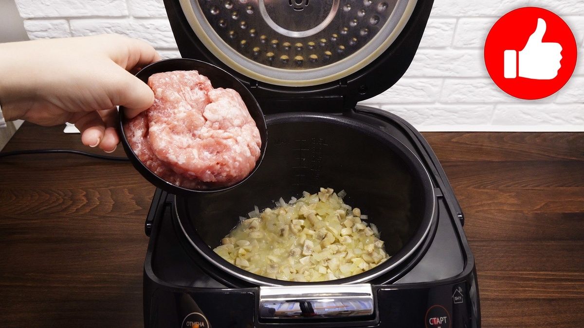 Невероятный фарш с грибами в мультиварке: просто и вкусно